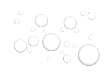 bubbles in water, water drops. Soap bubbles 