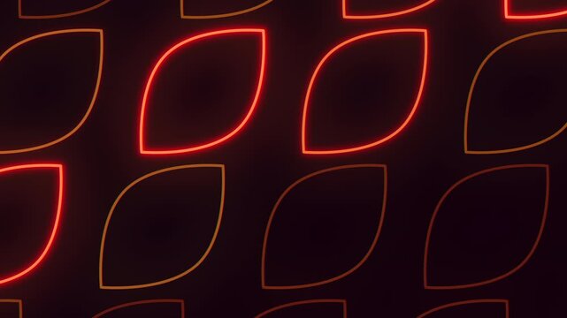Vibrant red and yellow lines create a striking pattern in this image, possibly serving as a design element suitable for digital platforms such as websites or apps