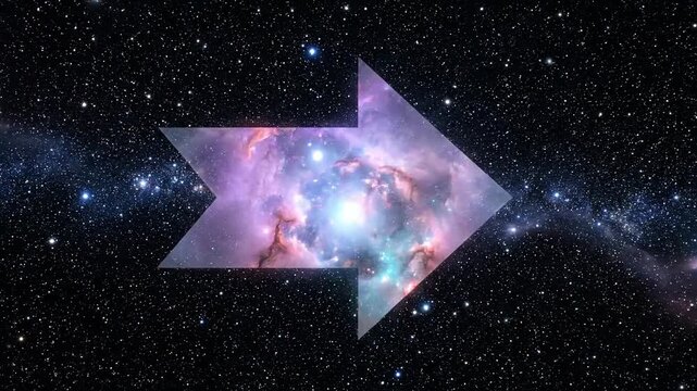 Cosmic nebula illuminated with vibrant colors and stellar patterns