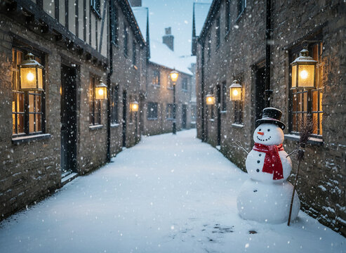 An Ai generated Christmas scene