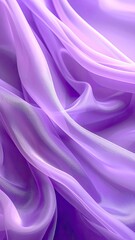 Obraz premium Flowing purple fabric with soft highlights and folds