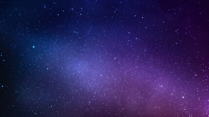Fototapeta premium A dazzling space scene in blue and purple hues, displaying glowing nebulas, soft pulsating space dust, stars with flashes, ethereal gradients, eminent galaxies, sci-fi atmosphere, a serene and surreal