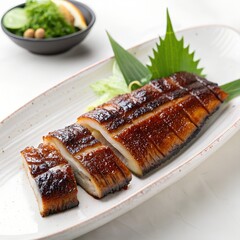 Delicious Japanese Grilled Eel (Unagi) with Teriyaki Glaze