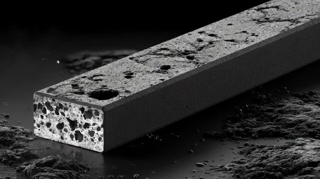 Detailed medium shot highlighting the mechanical interaction during billet lengthening with continuous roll forging focusing on roller texture and billet surface transformation.