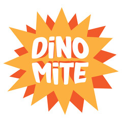 Dino-Mite Sticker