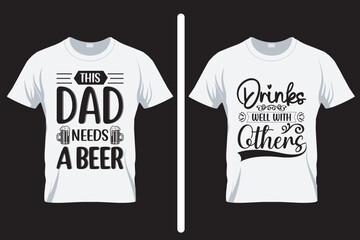 Alcohol SVG T Shirt design 3