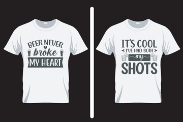 It's cool alcohol SVG T Shirt design ,