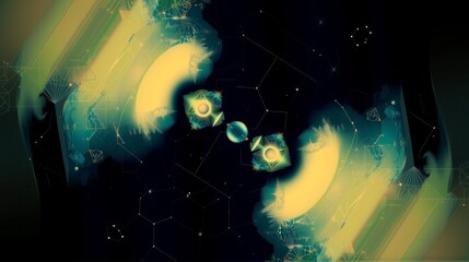 Symmetrical Cosmic Geometric Abstraction