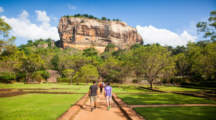 Sigiriya Lion Rock Fortress in Sri Lanka