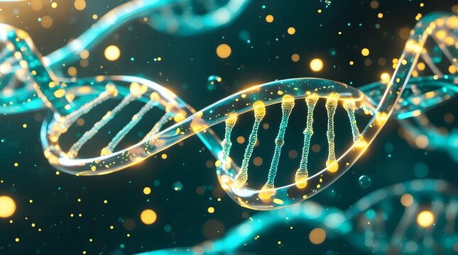 DNA Helix in Liquid Light - Powered by Adobe