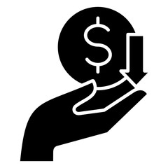 Low Price Glyph Icon