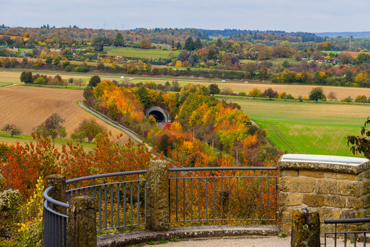 Schnellbahntrasse bei Oberderdingen