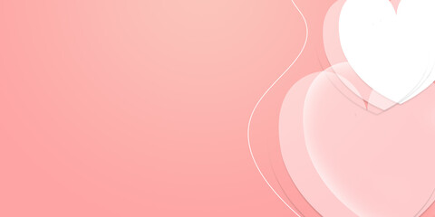 Valentine's Day background illustration, the festival of love