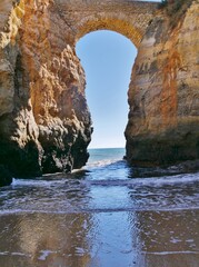 Praia Batata Strand von lagos an der Algarve