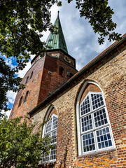 Evangelical St. Lorenz Church in Travem&uuml;nde, Germany
