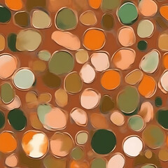 Abstract pebble pattern with earthy tones for a unique background design