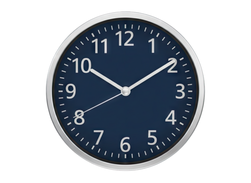 A 3D Rendered Blue Mail Envelope Icon With A Visible Flap Isolated On A White Background