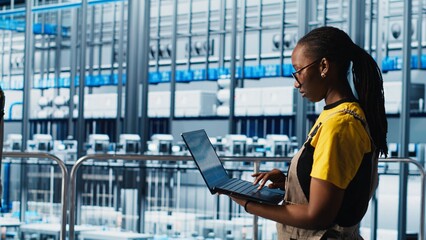 Photovoltaics smart factory engineer using artificial intelligence to discover new PV materials....