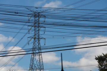 high voltage power lines