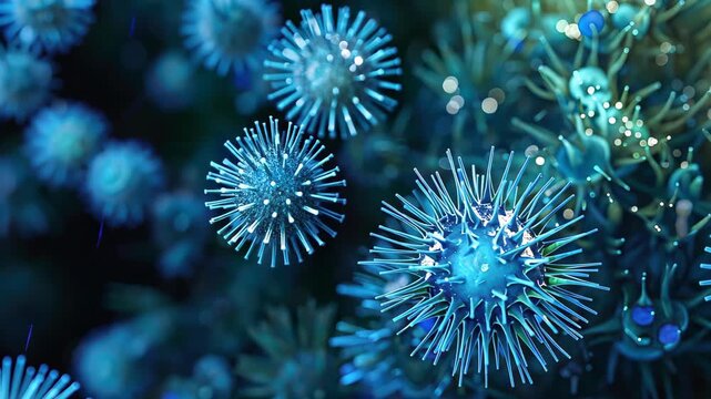 Microscopic World: Revealing the intricate and often unseen structures, this image captures a mesmerizing glimpse into the microscopic world.