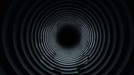 Ethereal vortex: A hypnotic spiral of light and shadow