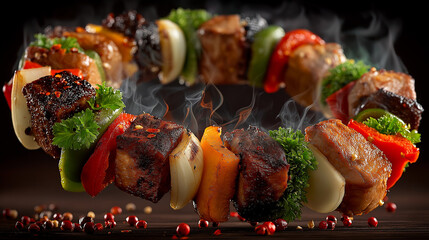 Succulent Skewers A Culinary Symphony of Grilled Meats and Vegetables
