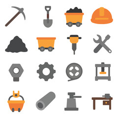 Industrial Tools: An assortment of essential industrial tools, arranged to showcase the breadth of equipment used in industrial settings. From shovels and pickaxes to gears and bolts.