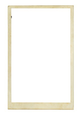 Clean Old Photo Paper Reverse Side Frame Border