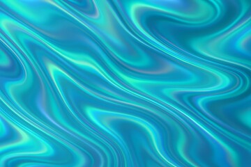 Obraz premium Blue and green swirl pattern. The blue and green colors are vibrant and the pattern is flowing