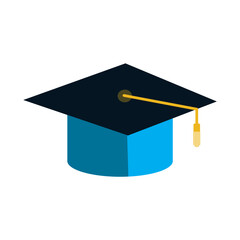 graduation gown icon vector illustration