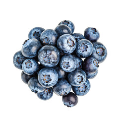 A Pile Of Fresh Ripe Blueberries With A Transparent Background And A Close Up View Of Their Textured Surface