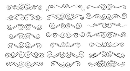Elegant decorative flourish elements for sophisticated design projects and premium branding applications instantly enhancing visual appeal