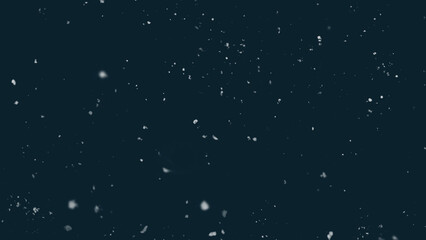 Fototapeta premium Winter freeze motion of white snow coming down, isolated on background. Snowfall texture overlays.