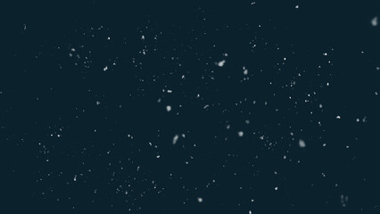 Winter freeze motion of white snow coming down, isolated on background. Snowfall texture overlays.