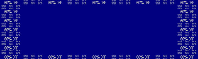 Obraz premium Vibrant blue background with a repeating 