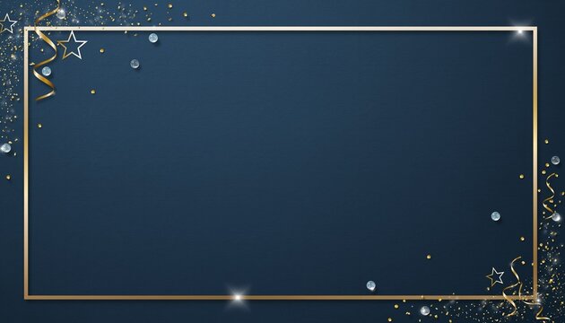 An elegant and minimalist New Year's celebration background - Powered by Adobe