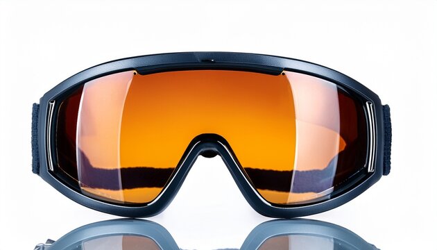 oakley ski glasses on white background