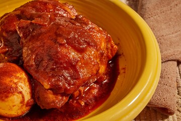 Doro Wat, the Ethiopian chicken stew