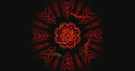 Tunnel video loop creates an engaging visual experience with animated patterns and dynamic colors