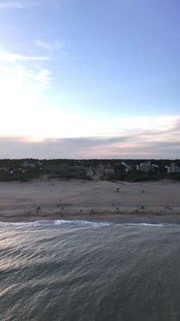TOMA A&Eacute;REA VALERIA DEL MAR ATARDECER PLAYA