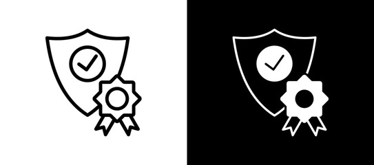 Quality Assurance blackwhite icon