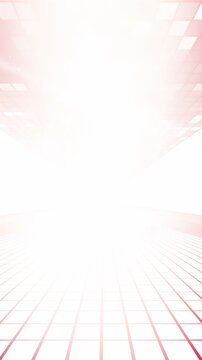 Wallpaper illustration background in abstract light and stadium, team main away colors white and a little red for football soccer sports