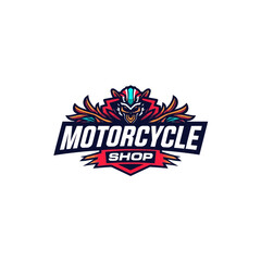 Motorcycle Repair Shop Logo Very Cool