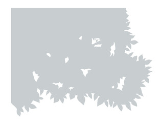 木漏れ日の影（葉影のシルエット）／ベクター線画・オーバーレイ・自然光の影イラスト