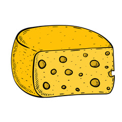 Illustration of cheese