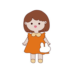 cute girl stickers