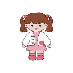 cute girl stickers