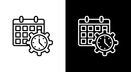 Events With Icon Set Design