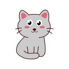 Obraz premium cute animal stickers