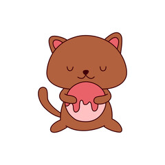 Obraz premium cute animal stickers